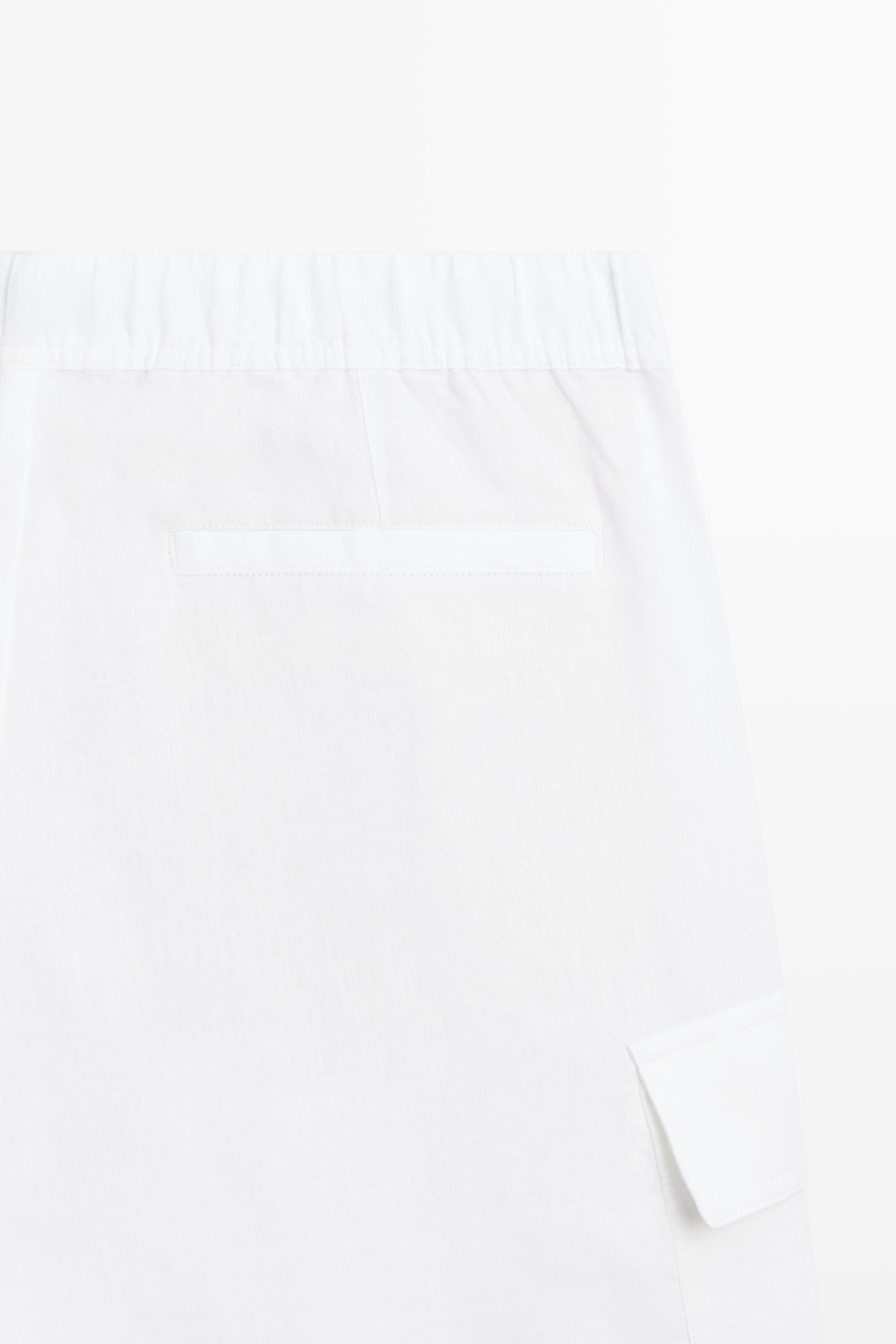 Bermuda cargo 100 % lin